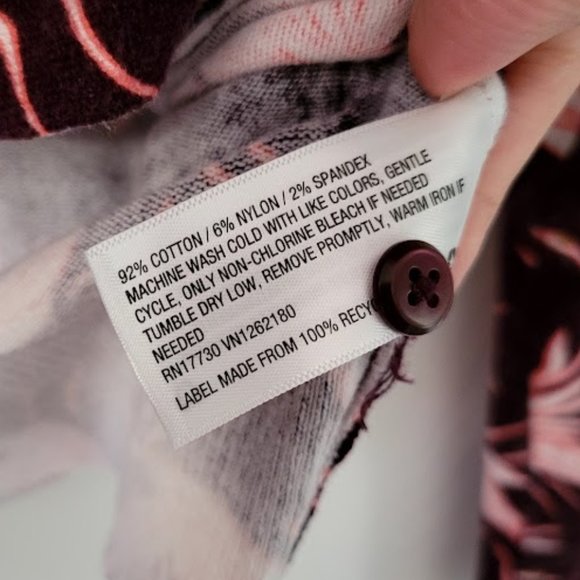 A New Day burgundy cotton blend cardigan XL‎ - Picture 4 of 4